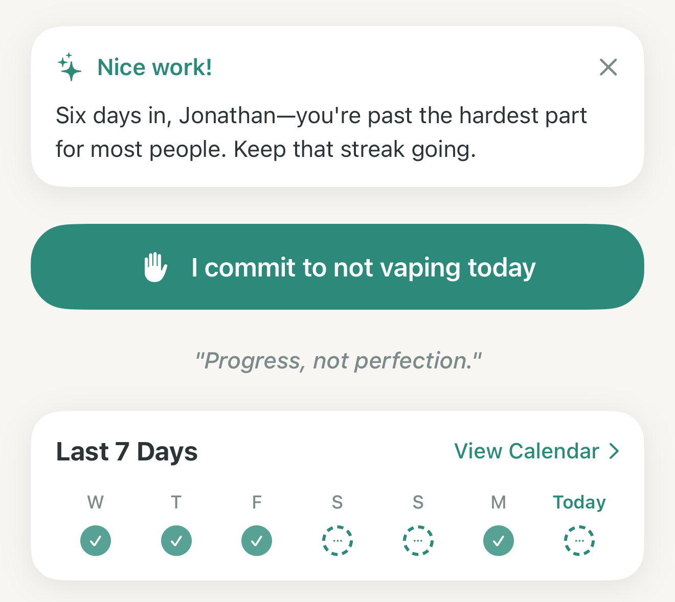 Commit Every Morning